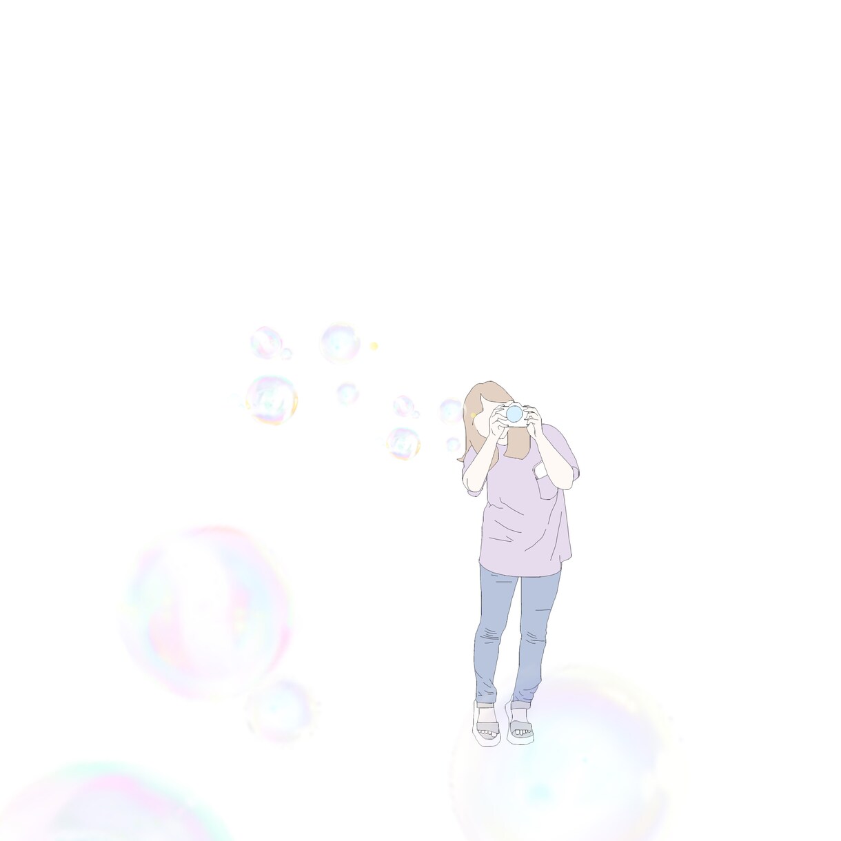 お洒落な線画イラスト描きます フルーツカラーのおしゃれ線画ならお任せあれ！ イメージ1