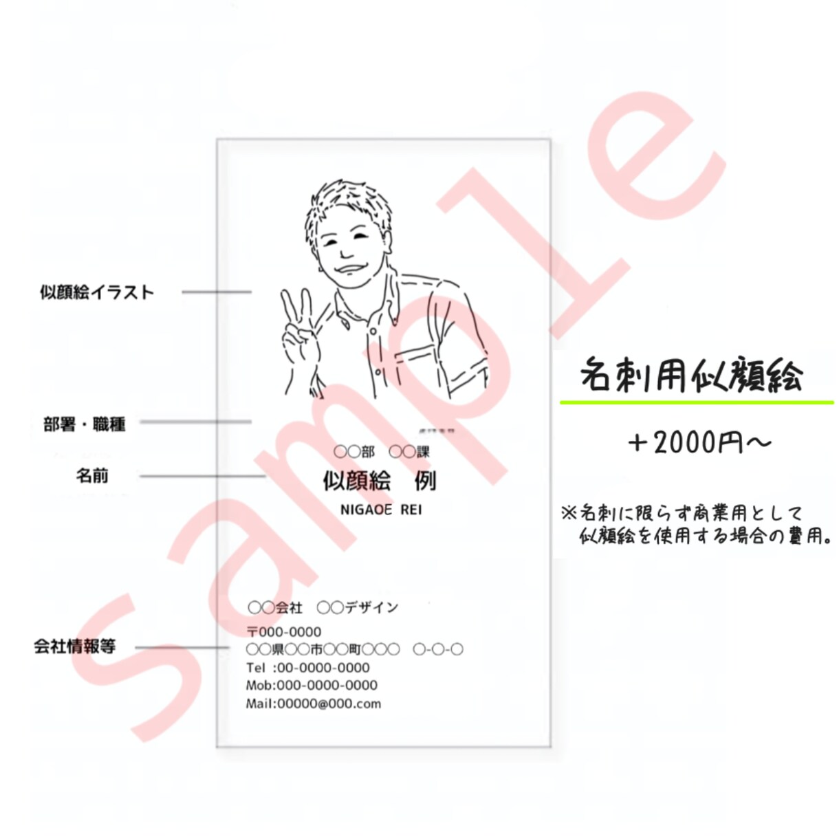 シンプル線画で白黒のイラストや似顔絵を描きます 手紙や席札、SNSのアイコン等に似顔絵を添えてみませんか？ イメージ7