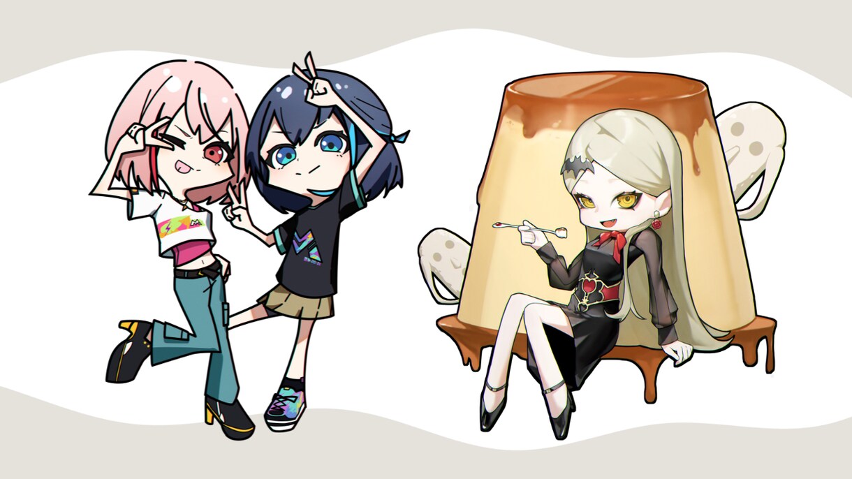 8月までお値下げ中！用途に合うイラストを制作します MV用、立ち絵、サムネイル、オリジナルなど、承ります イメージ8