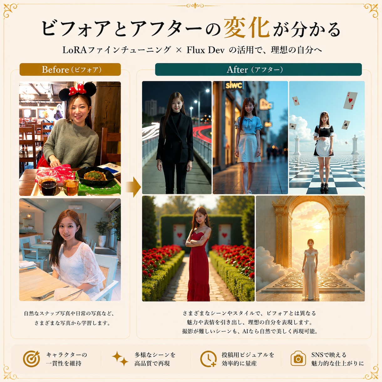 AIでプロ品質の写真を制作します 撮影不要・低コストで自然な本人写真をお届け イメージ7