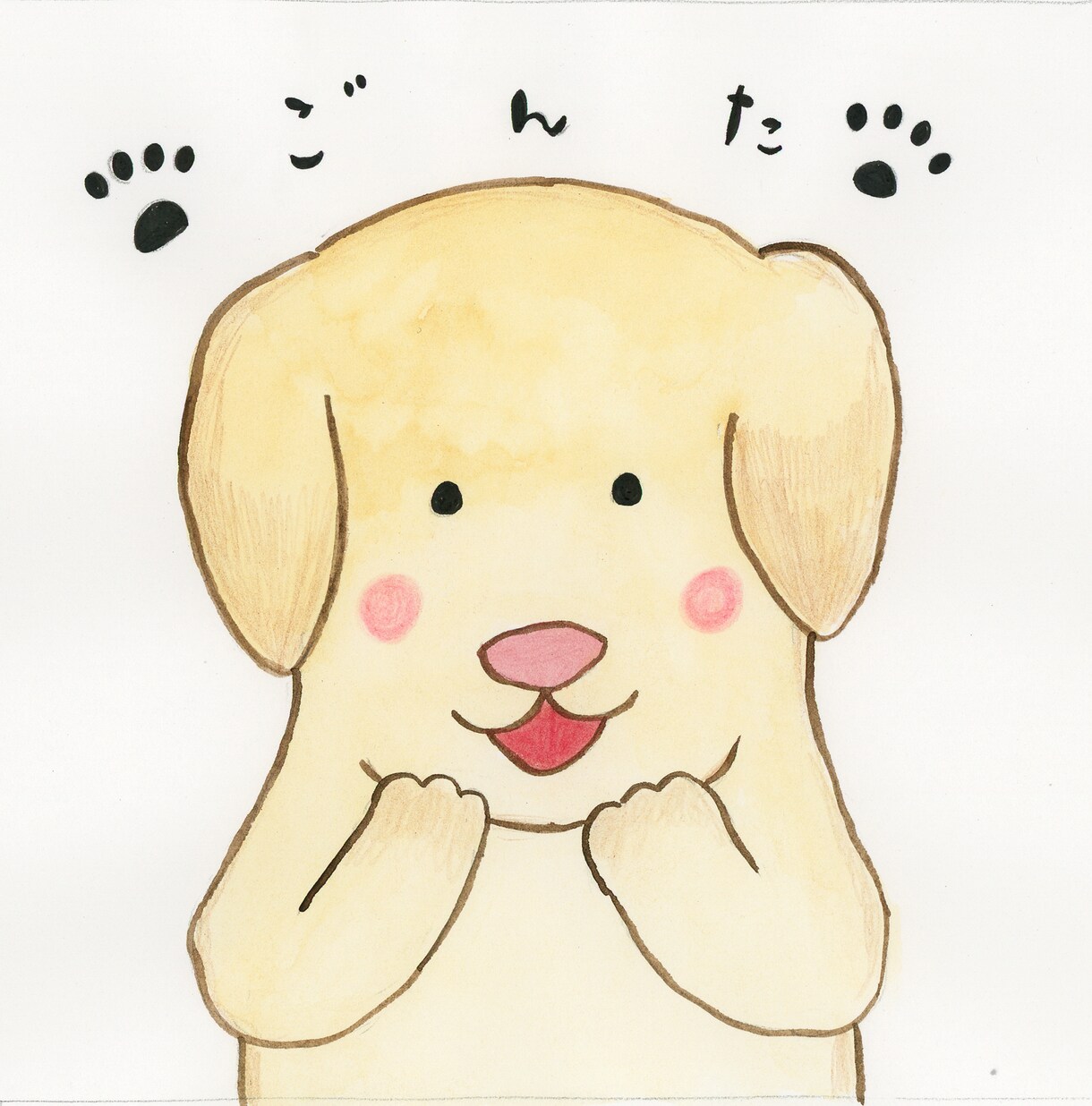 ほっこりのほほんとした愛犬のにがおえ描きます SNSなどのアイコンにぴったり！愛犬のゆるかわイラストです イメージ4