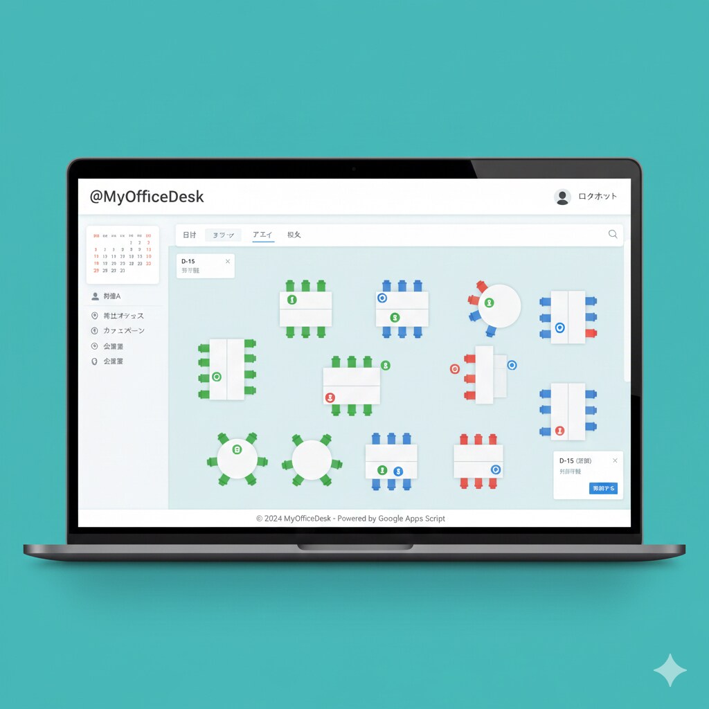 GoogleWorkspace内でアプリ作成します サーバーレス・追加SaaS不要です イメージ1