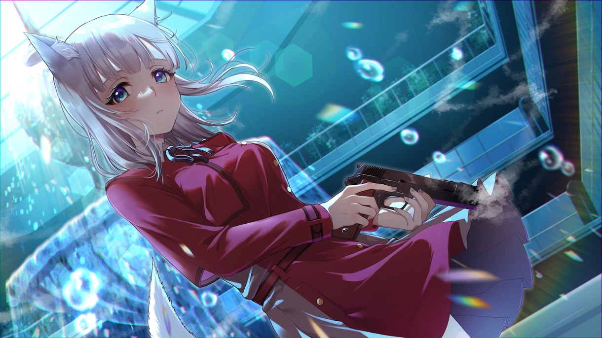 背景設定まで考え抜いたVtuberを制作します 修正無制限＋著作権譲渡付＋表情差分４種類付き+胸の揺れ！ イメージ2