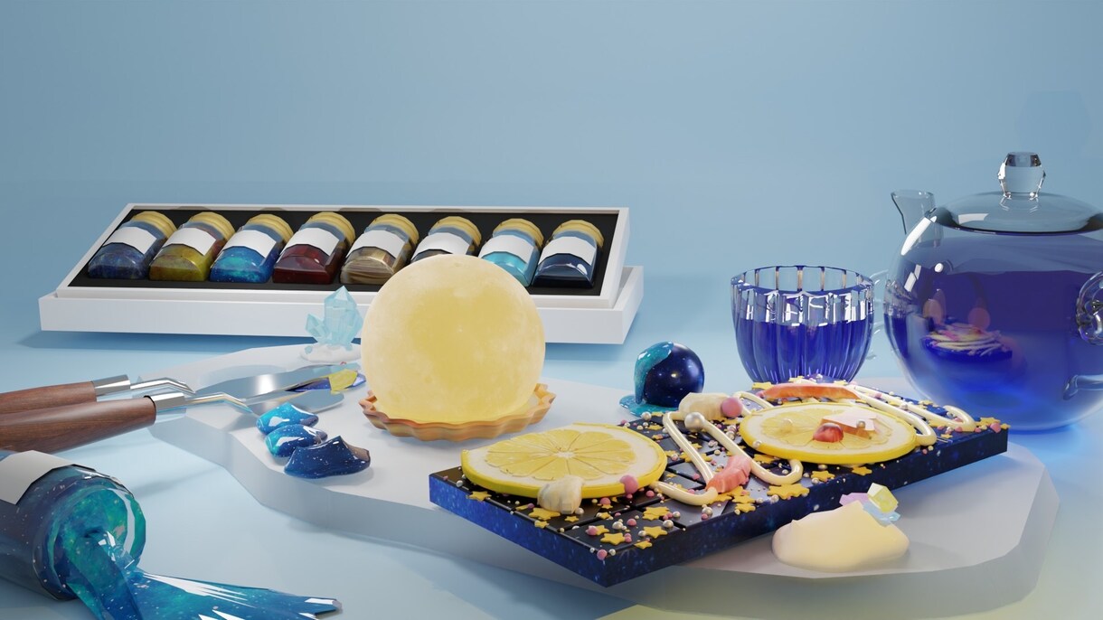 かわいくて美味しそうな食べ物3Dモデルを制作します ゲームアセットや配信小物にぴったり！架空の食べ物も大歓迎! イメージ4