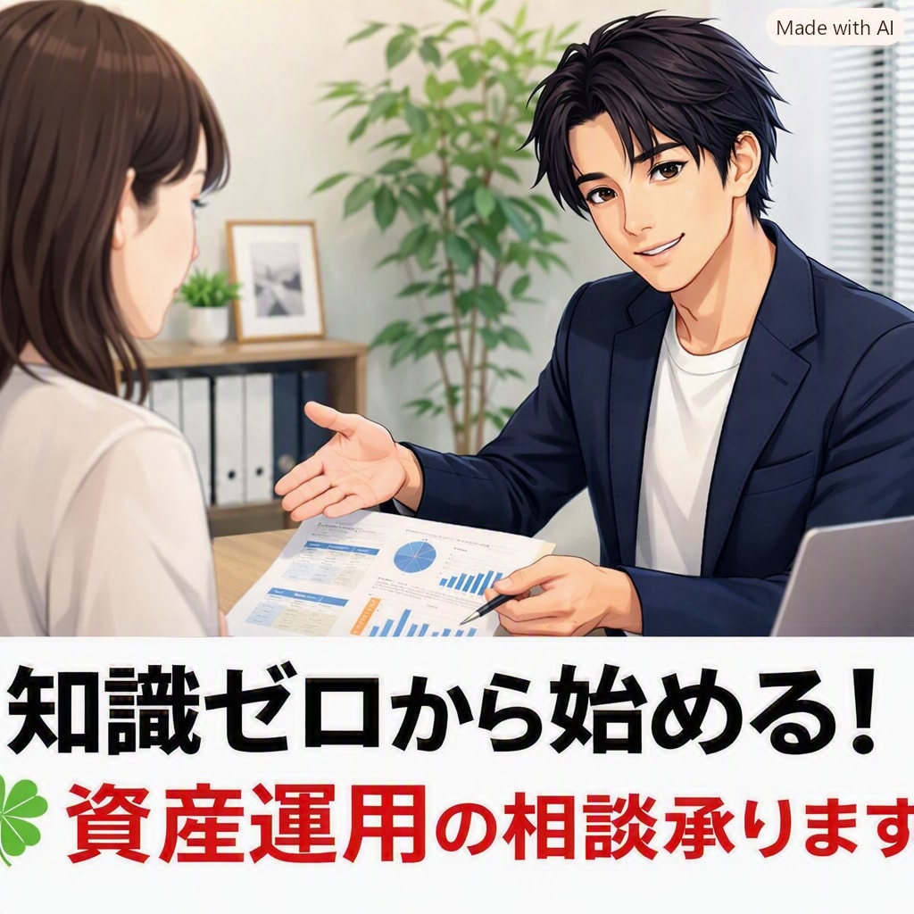 知識ゼロから始める！☘️ 資産運用の相談承ります 初心者のための負けない始め方✨お金のプロ（FP）個別レッスン イメージ1