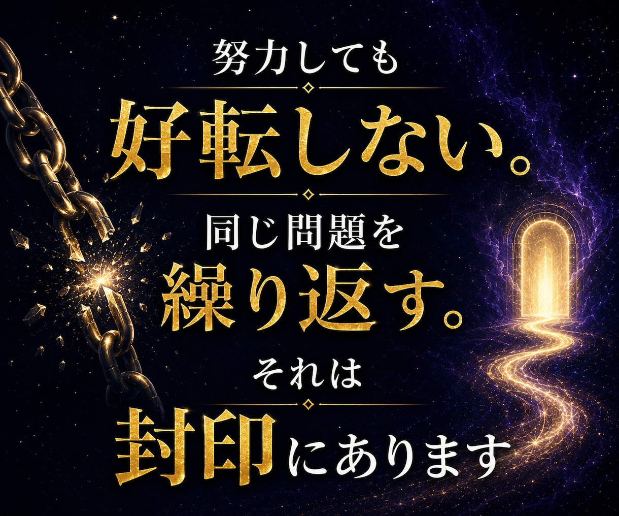 人生が好転しない魂の封印を高次元宇宙霊視します 恋愛・仕事・金運｜3,000字超で根源と好転の道を示します イメージ2