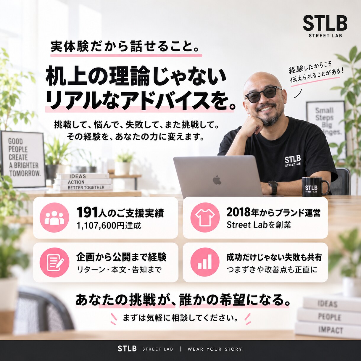クラウドファンディングの壁打ち相談します 191人・110万円超の支援実績をもとに企画から告知まで整理 イメージ6