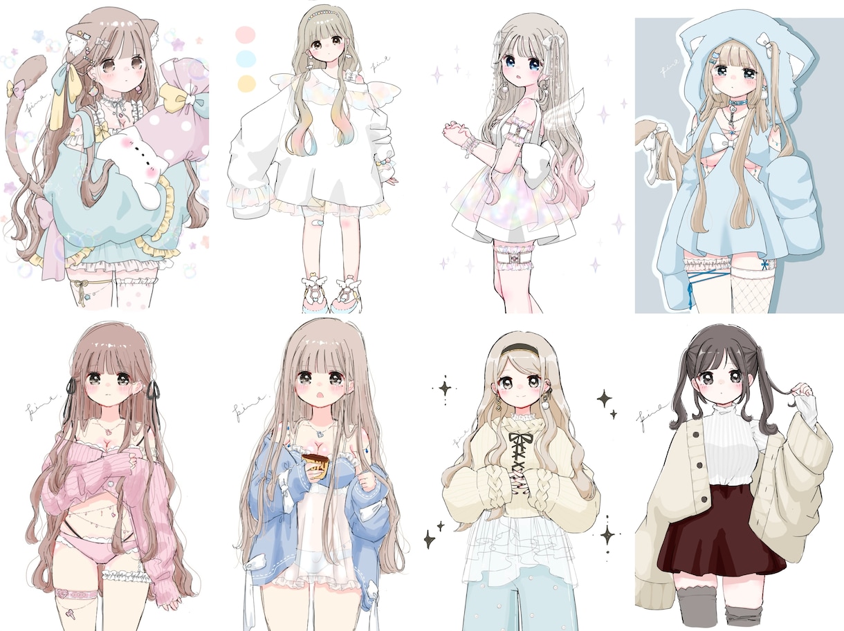 既存絵をお好きなビジュに！カスタムイラスト描きます お好みの元絵をビジュアルチェンジしてあなただけのイラストに！ イメージ3
