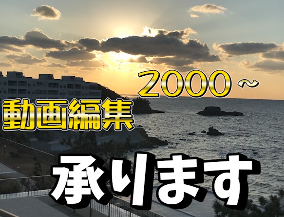 動画編集代行します 長い動画から短い動画まで同額で編集します イメージ1