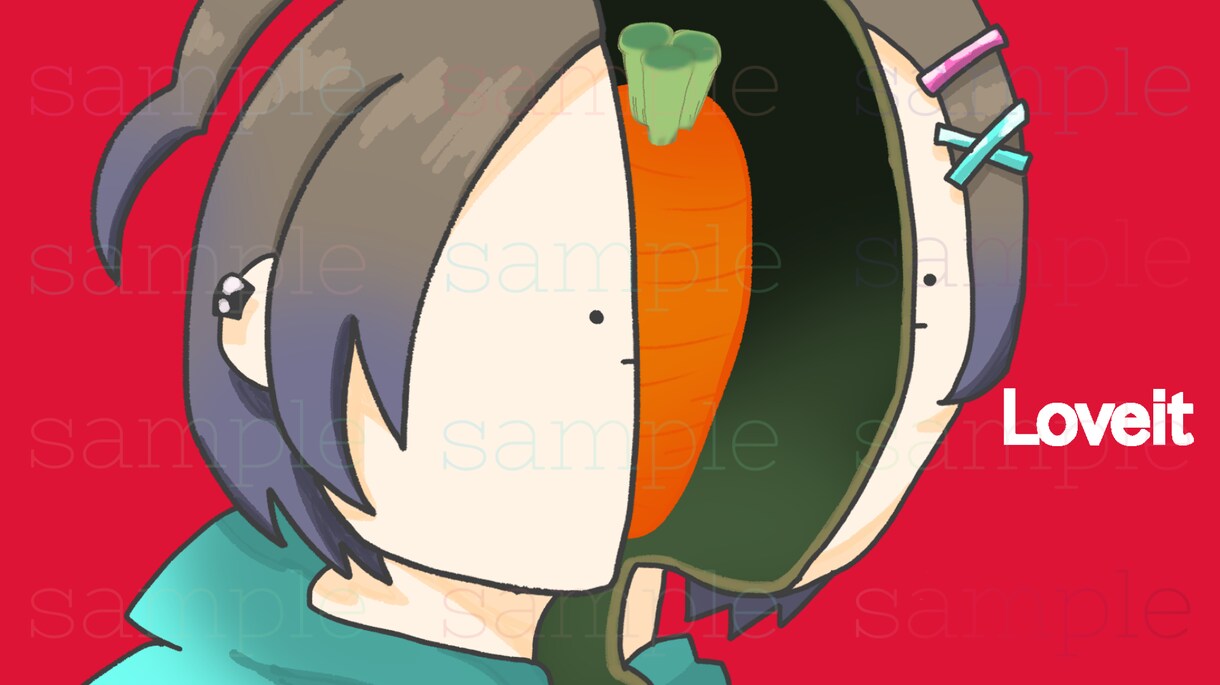 歌ってみた・動画サムネイル等のイラスト描きます ◎配信用、動画内イラストなど幅広く対応致します！ イメージ3