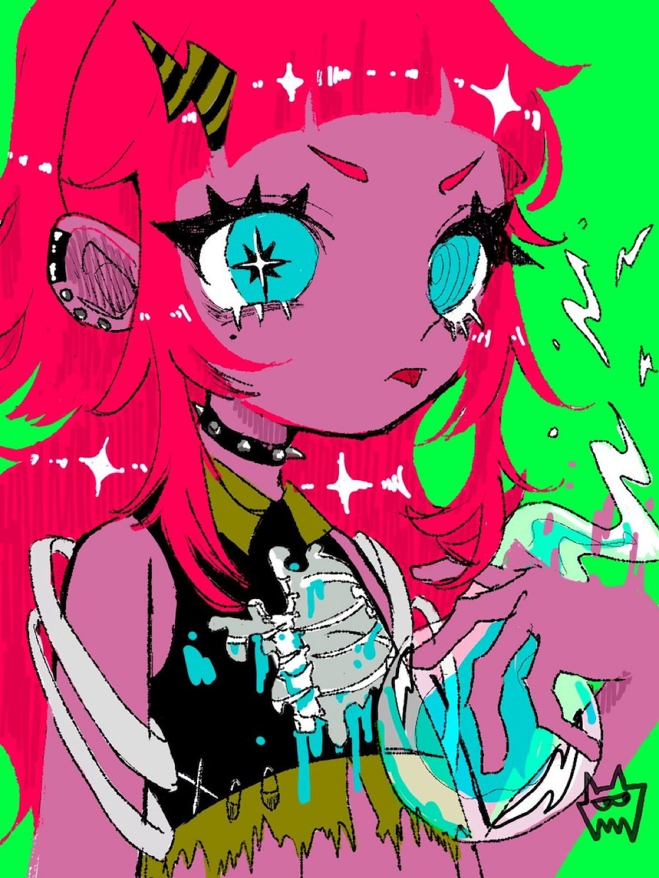 何にでも使えるイラストお描きします POP×ᐯIᐯIᗪな目を引くイラストをお描きいたします！ イメージ1