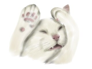 優しい水彩でネコちゃんのイラストを描きます 世界でたった一つのプレゼント、アイコン、額装などに！ イメージ2
