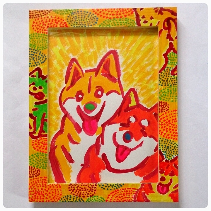 ペットの似顔絵オーダー承ります カラフルで元気のでるようなイラストです♪ イメージ1