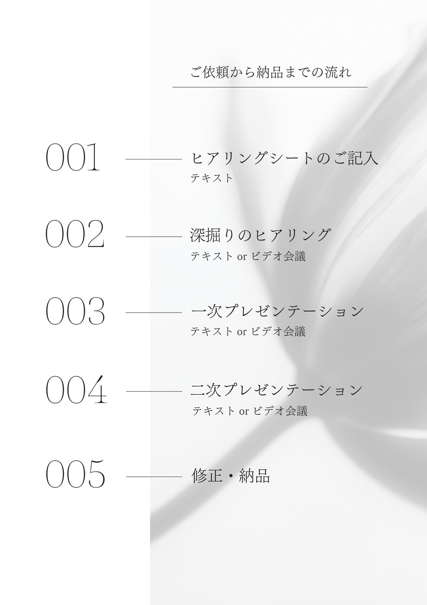 価値観を映す、シンプルで整ったロゴを制作します 丁寧なヒアリングとビデオ会議による価値観のすり合わせ イメージ2