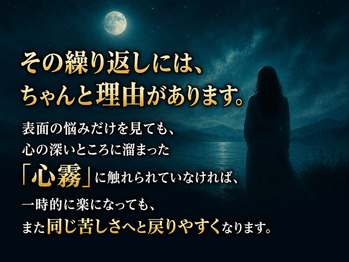 親との関係で消耗してきた方へ、その根を霊視します その我慢、心霧という名前があります イメージ3