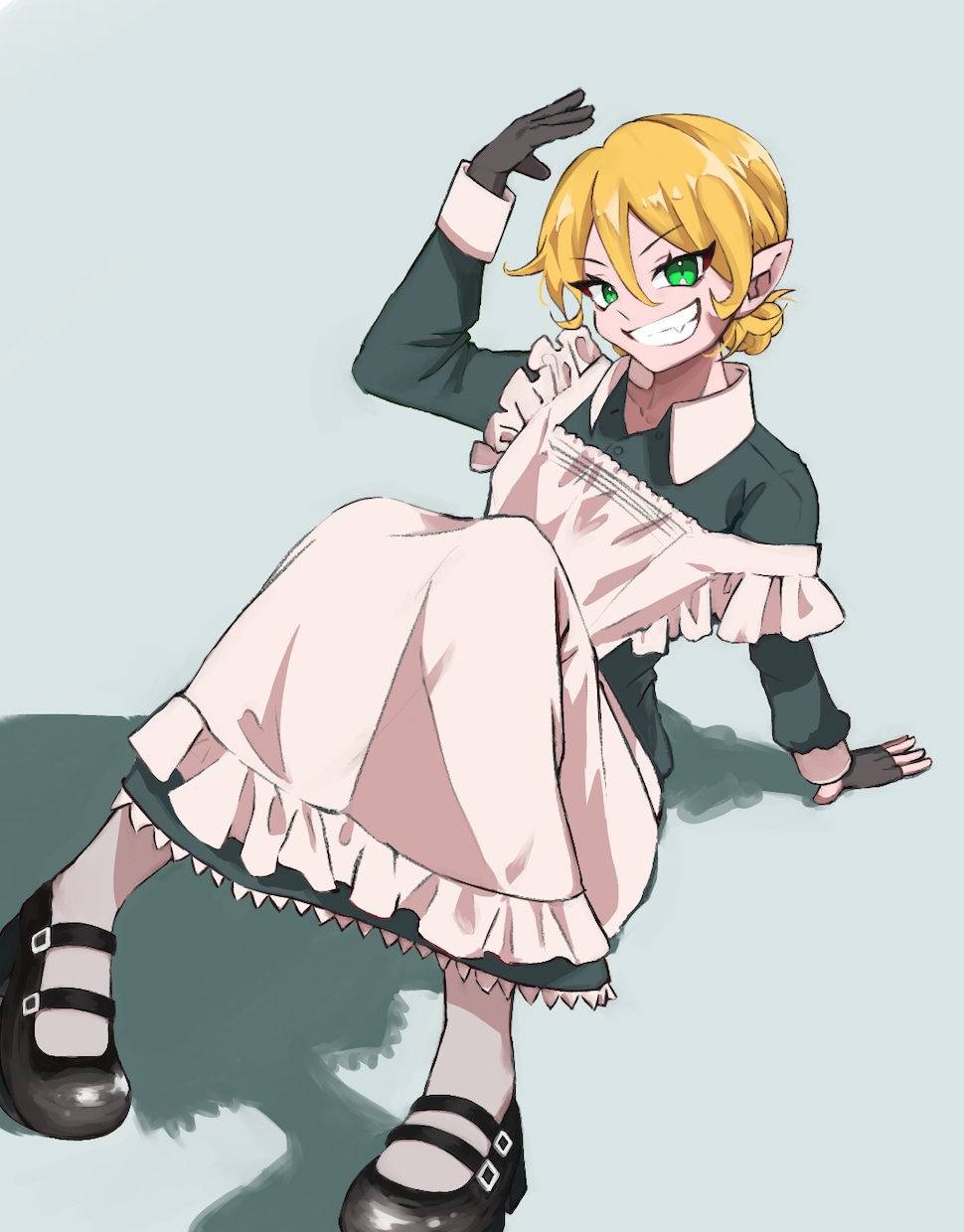 かっこかわいいイラスト制作します シンプルな塗りの目を引く構図をお描きします。 イメージ1