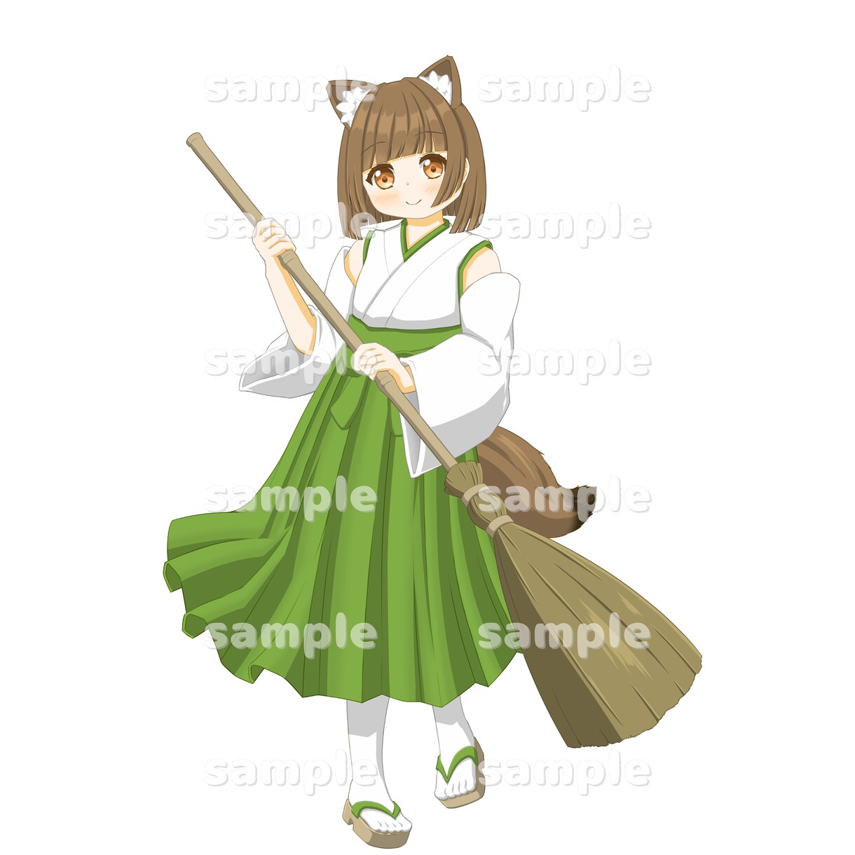 アイコンイラストを可愛く描かせて頂きます 素朴で穏やかなケモミミの女の子を描きます。 イメージ6