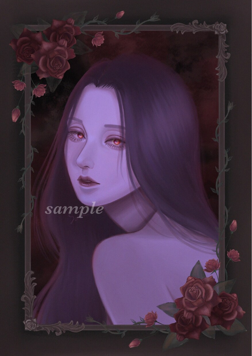 厚塗りで耽美、幻想的なイラストを作成します 【商用利用可】MV、KV、サムネ、表紙イラスト、立ち絵など イメージ8
