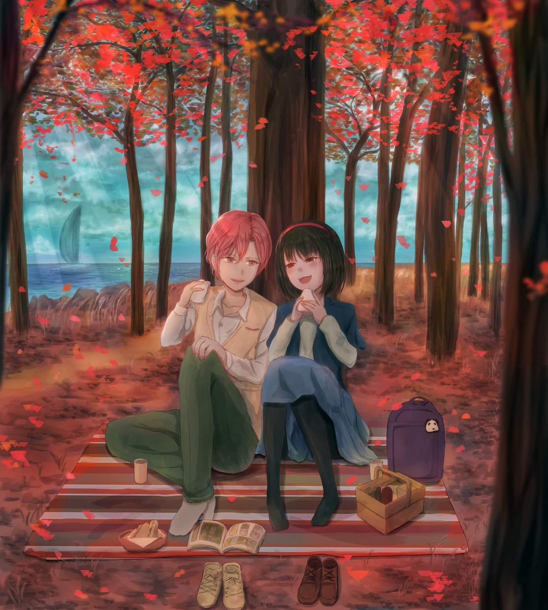 表紙、挿絵、一枚絵を描きます 背景付きのイラストならお任せください！ イメージ6