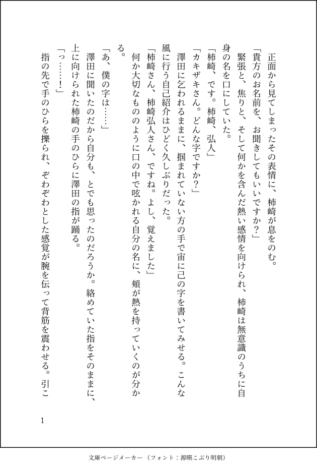 BL小説好きの方！ あなたの理想の二人を書きます 甘め、切なめ、すれ違い、あなたの理想の二人を教えてください イメージ4