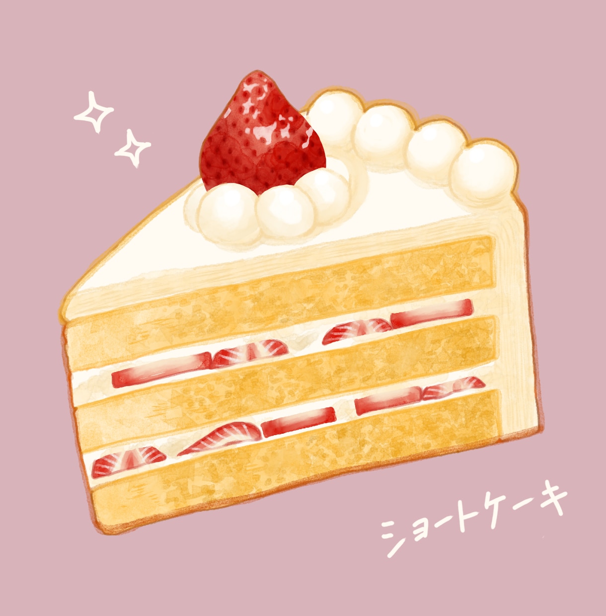 スイーツや飲み物のイラストを描きます レトロでかわいいイラスト♡カフェのメニューやノベルティに♡ イメージ5