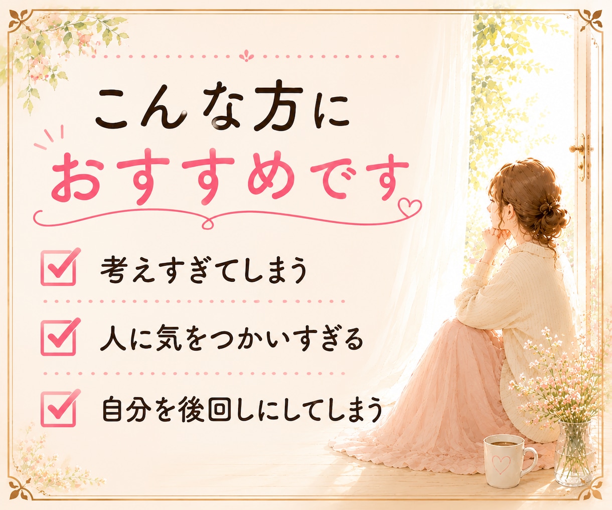 行動できないのは怠けじゃない｜原因を探します あなたの心のブレーキを一緒に見つけます イメージ6