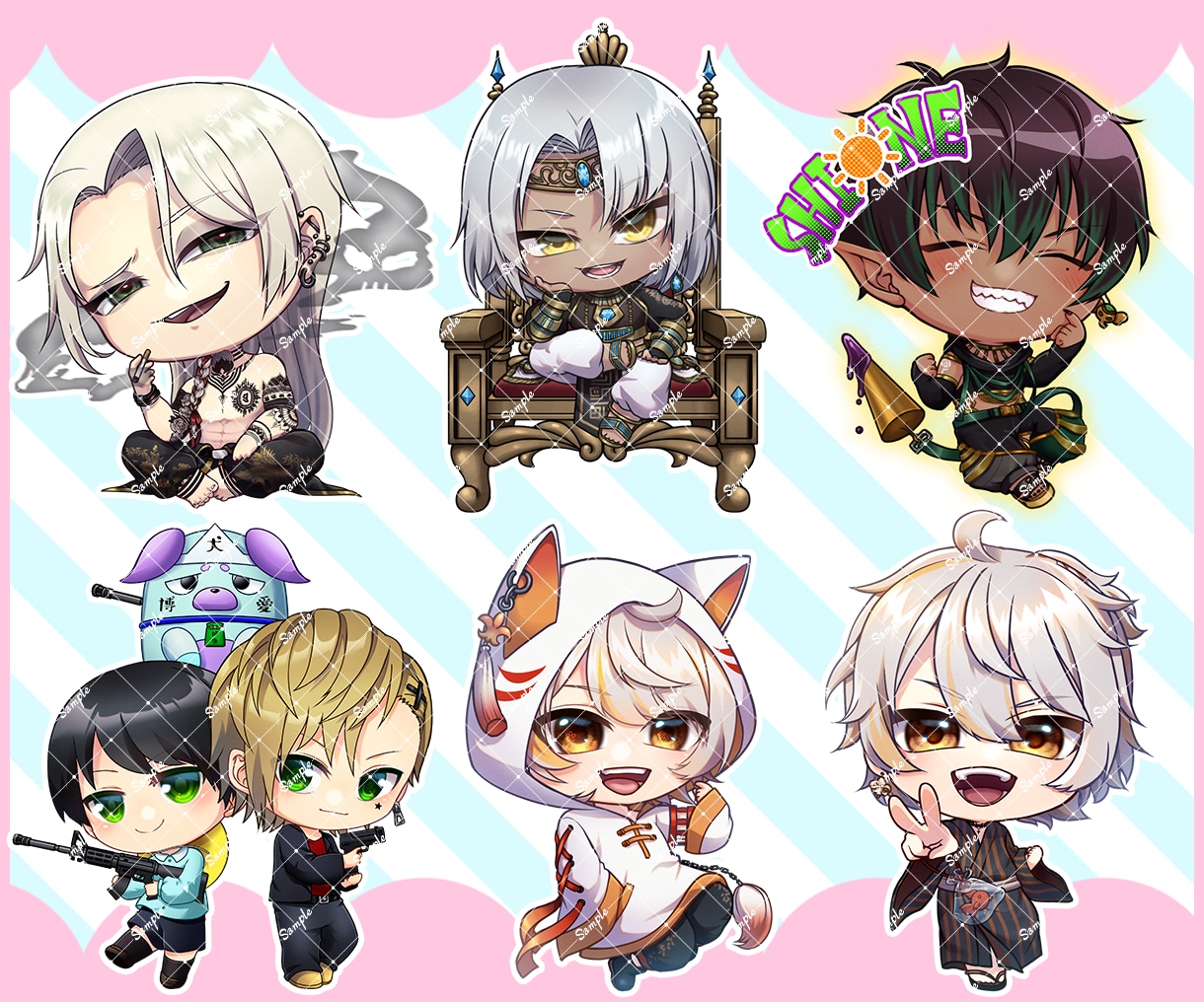 デフォルメイラストお描きします かわいいあなただけのミニキャラを！ イメージ4
