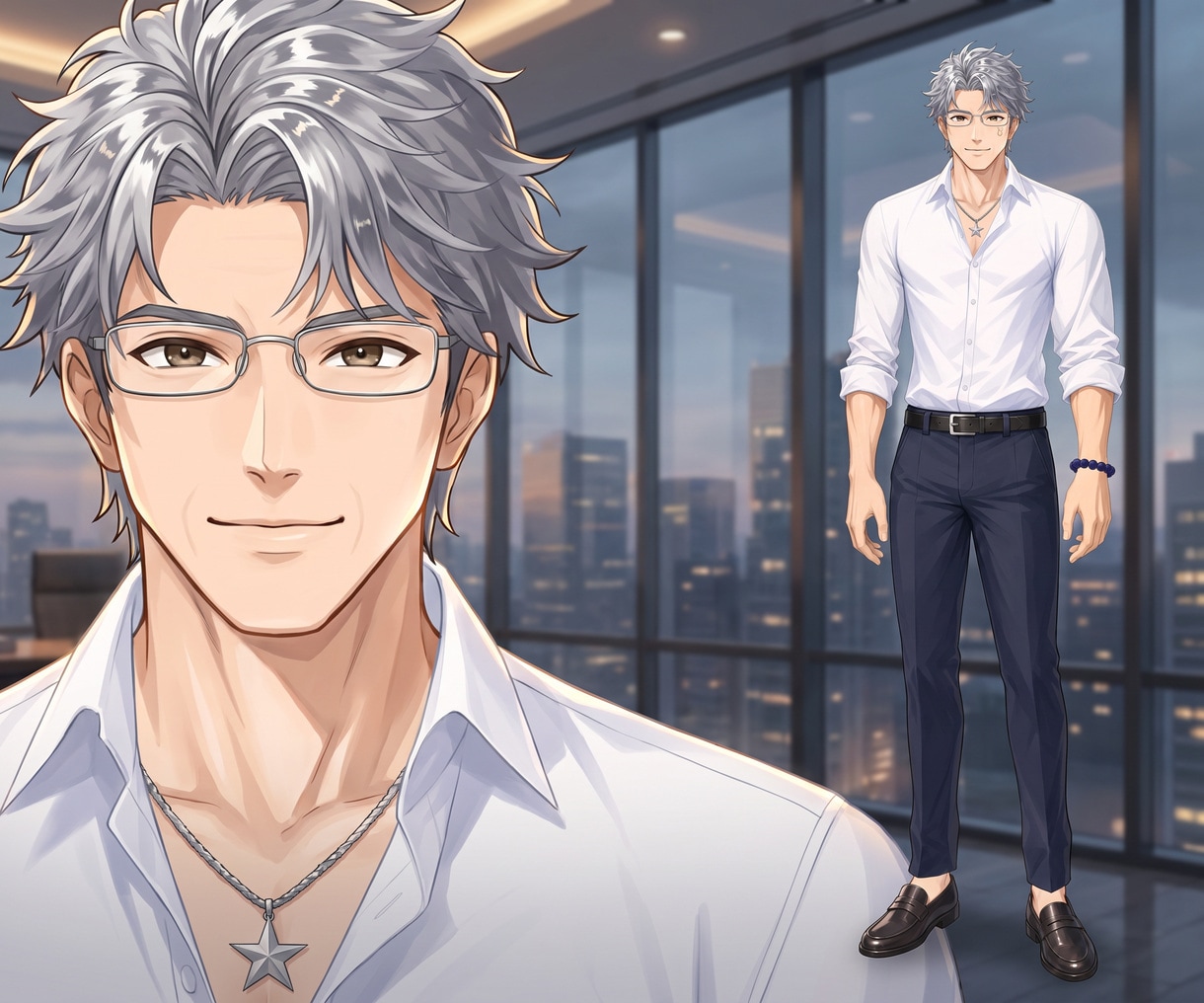 男性VTuber様向けの高品質セット承ります 配信画面/背景/ネームロゴ/離席中/待機中/OP/EDセット イメージ6