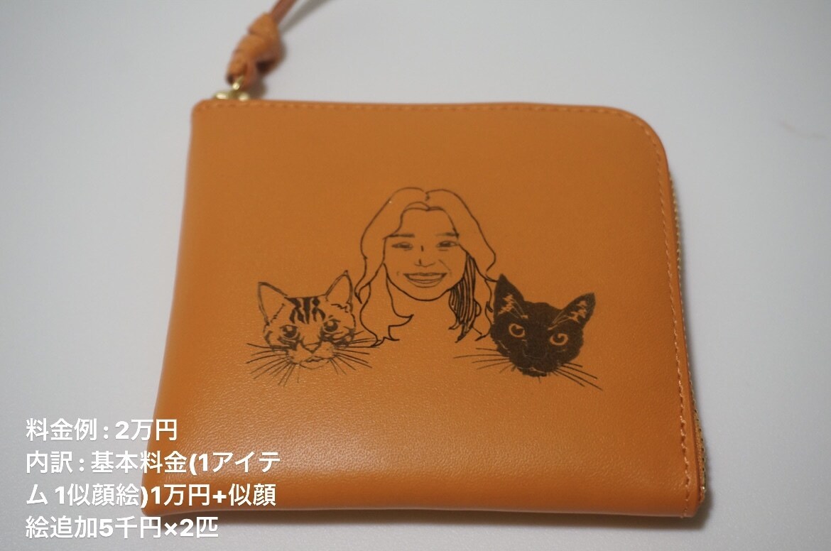 おしゃれな似顔絵グッズを作ります 結婚式引き出物や、還暦祝い、喜寿祝いにいかがでしょうか イメージ7