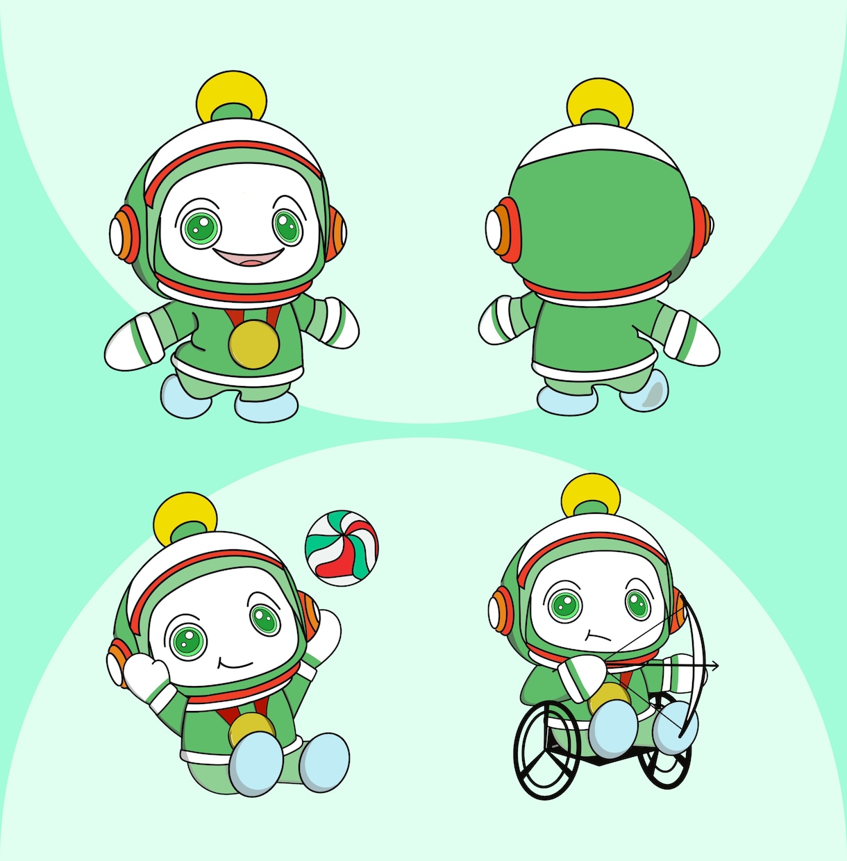 愛らしい想いがこもったキャラクター制作します 5ポーズ無料！ユーザーに届く、設計されたキャラクターデザイン イメージ3