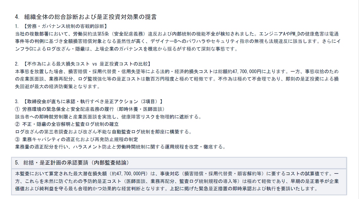 AIで潜在リスクを可視化し改善レポートを作成します 外科手術ではなく定期的な血圧測定を。過労・離職の早期検知 イメージ4