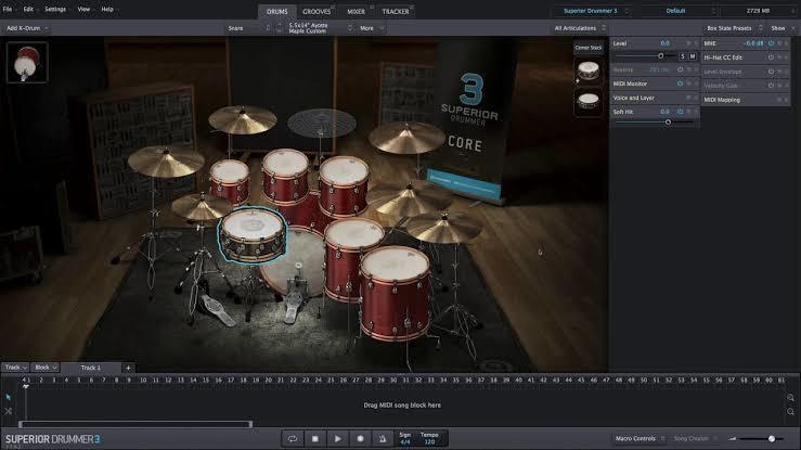 練習用のドラム同期音源を作成致します 楽器の個人練習をより充実したものに イメージ1
