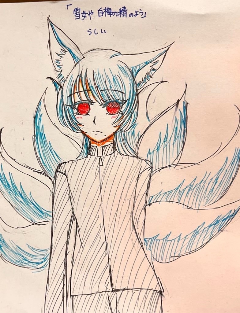 守護霊やハイヤーセルフのイラスト化します 自分や後ろの方々の解像度を上げたい人向け。陰陽師がお絵描き。 イメージ7