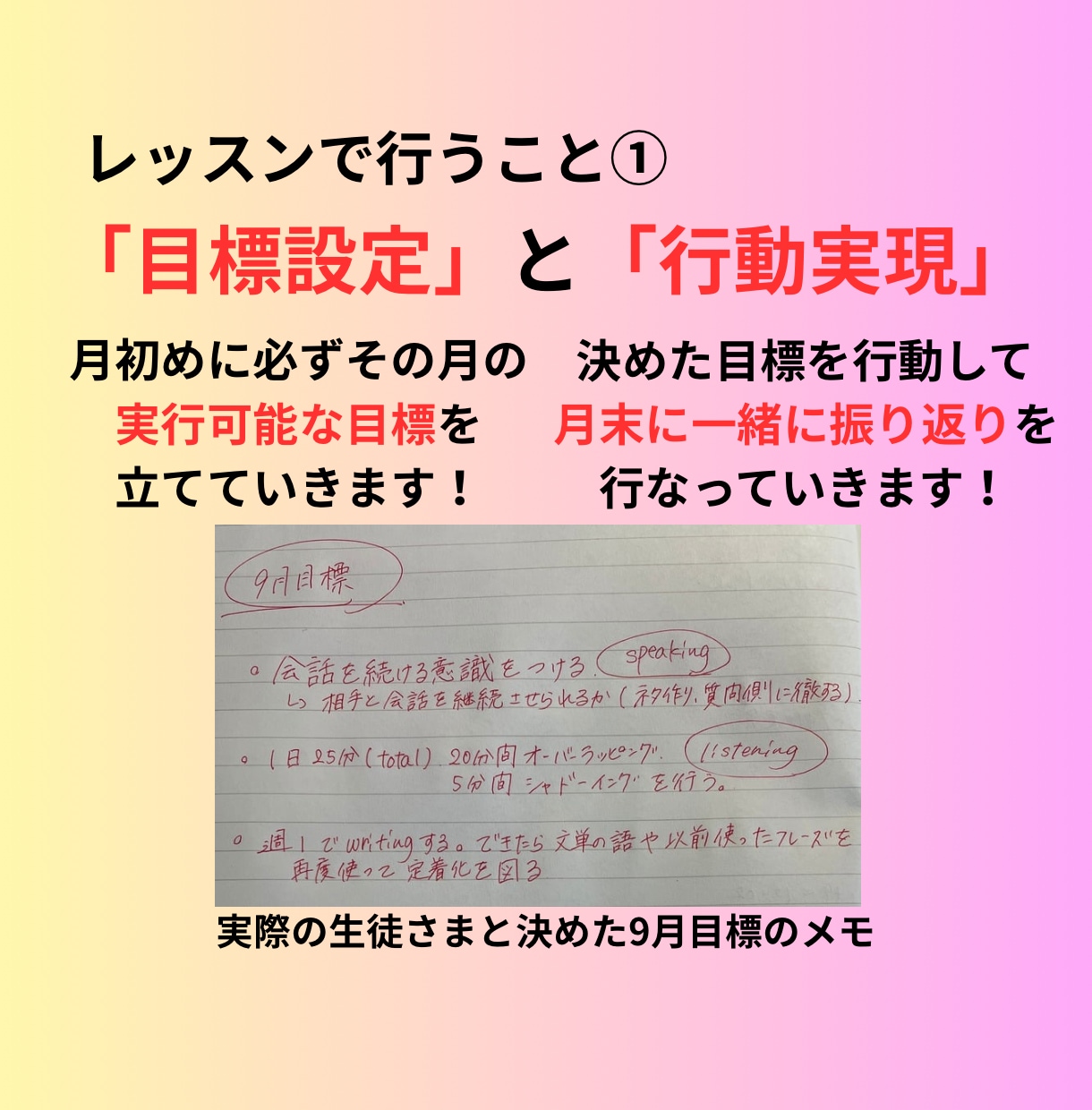 月8回のレッスンであなたの英語力を上げていきます 忙しい私にもできる！ムリなく続ける日常英会話レッスン イメージ6