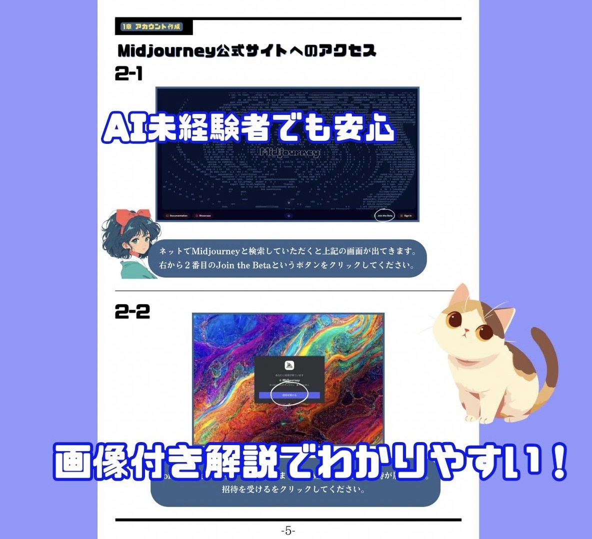 画像生成AIの使い方・マネタイズ方法教えます 【専門知識不要】 AIを使いこなしたい・副業に活用したい方へ イメージ3