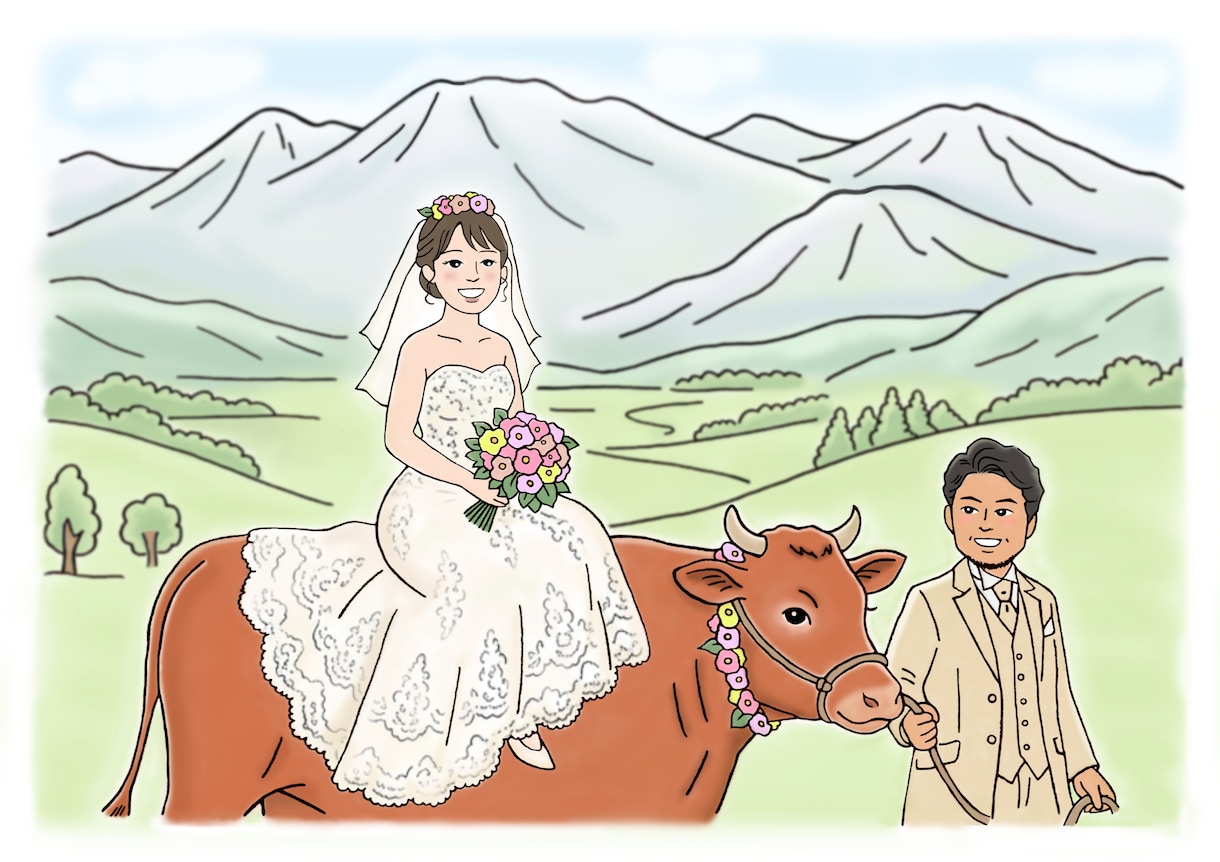 世界に一枚だけの結婚式ウェルカムボードを制作します 結婚式やプレゼントに｜大切な方への一枚をお作りします。 イメージ4