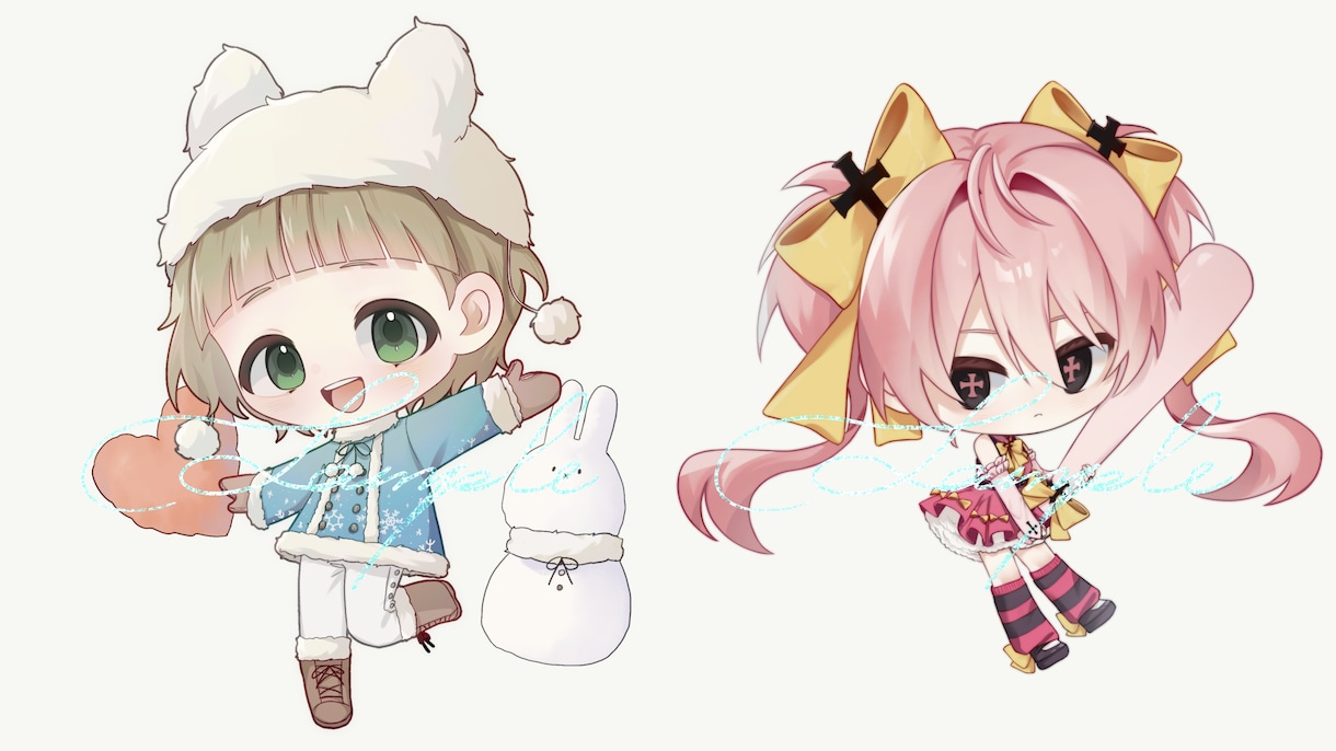 かわいいSD・ミニキャラを描きます MV・SNS・グッズ・アイコン用ゆるかわイラスト イメージ2
