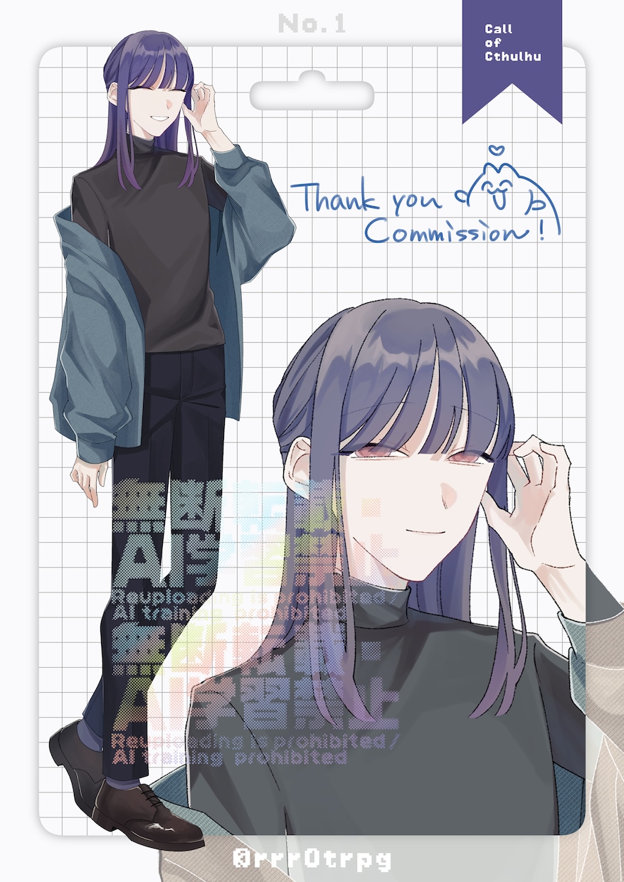 TRPG・Vtuber等◼︎胸上〜全身描きます 修正無制限！個性的なデザインを考えるのが好きです！ イメージ8