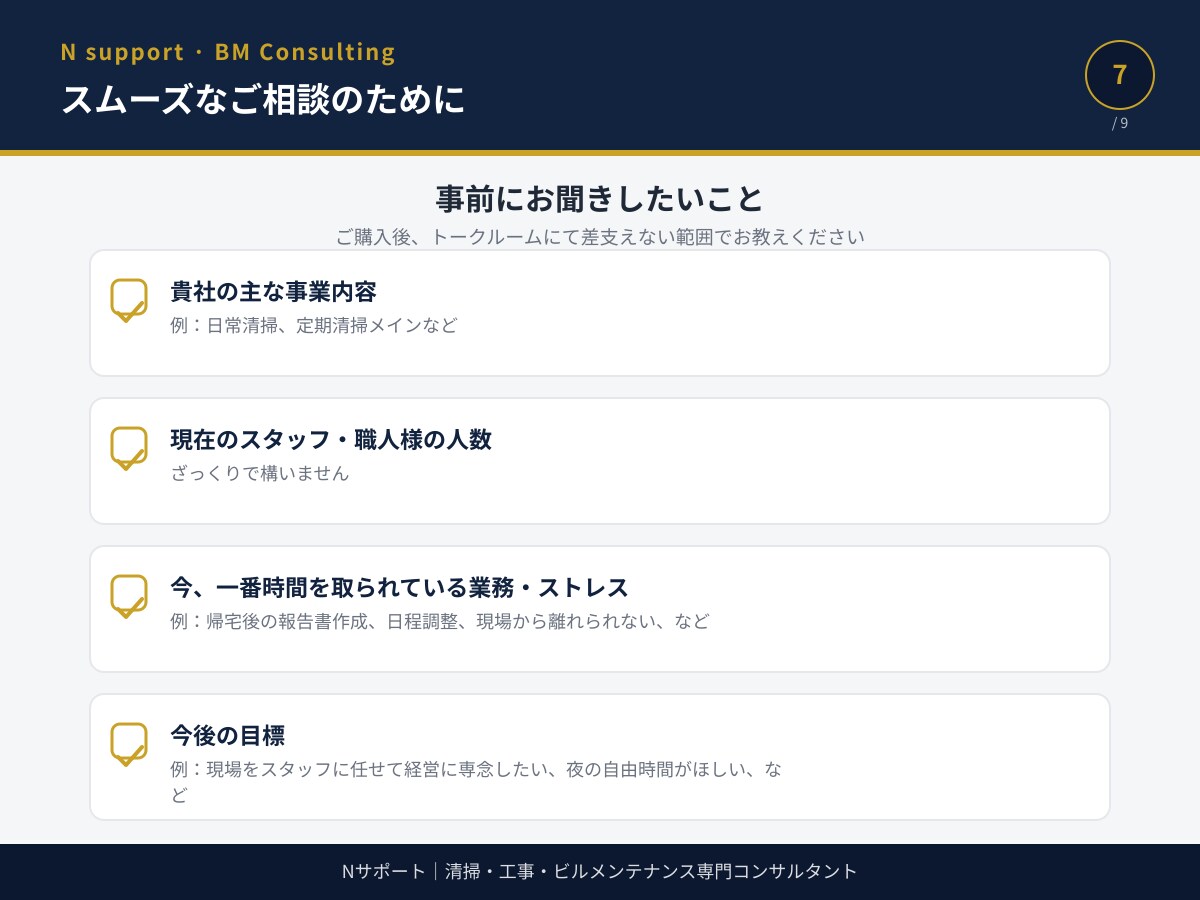 ビルメン専門｜現場が回る"仕組み化"をサポートます 「これ誰に相談すればいいんだろう」その答え、ここにあります。 イメージ7