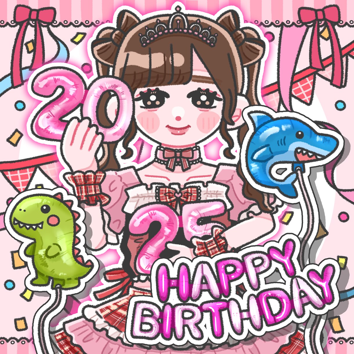 可愛くてちょっとゆるい一枚絵描きます 可愛いタッチで小物まできっちり描きます！ イメージ7