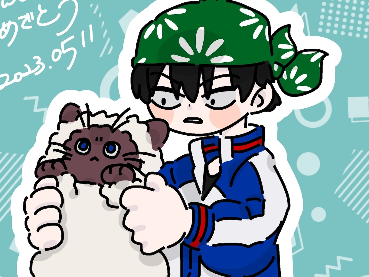 やや等身高めSDイラスト作成いたします 写真に添えてもかわいい！を目指しています イメージ1