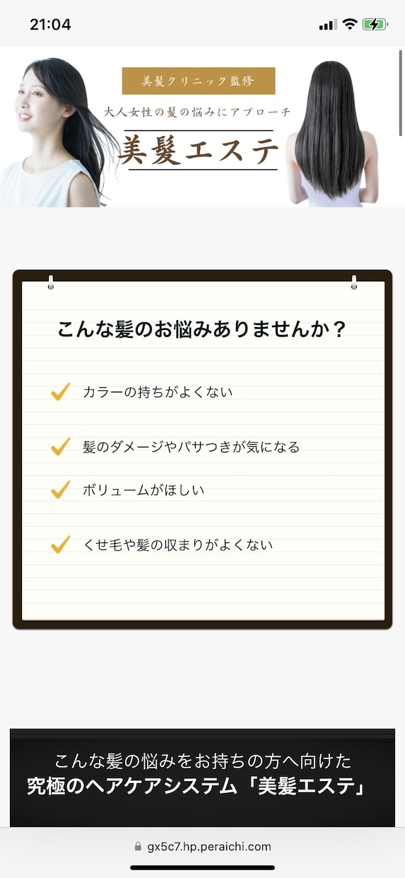 ペライチで人の集まる素敵なLP作成します 売上の上がるLPを安く、現役アパレル店員が作成します！ イメージ5