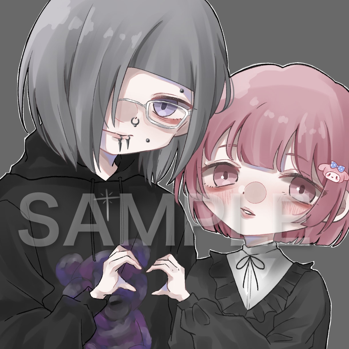 SNS等で使えるアイコンイラスト描きます あなただけのオリジナルアイコンを作りませんかU・ ̫・U イメージ2