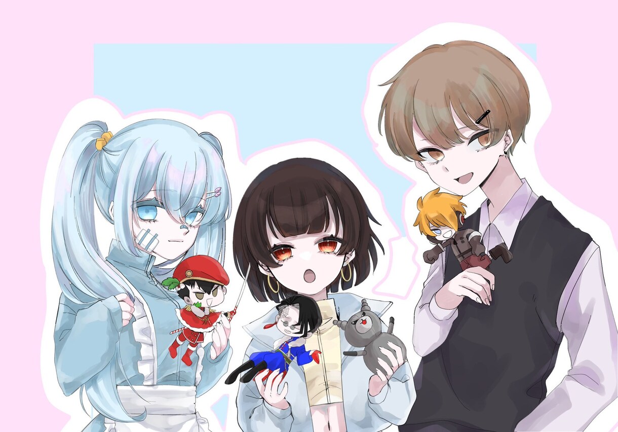 可愛い、かっこいいイラスト描きます 商用利用可能◎アイコン用から立ち絵、キャラクターデザインまで イメージ5