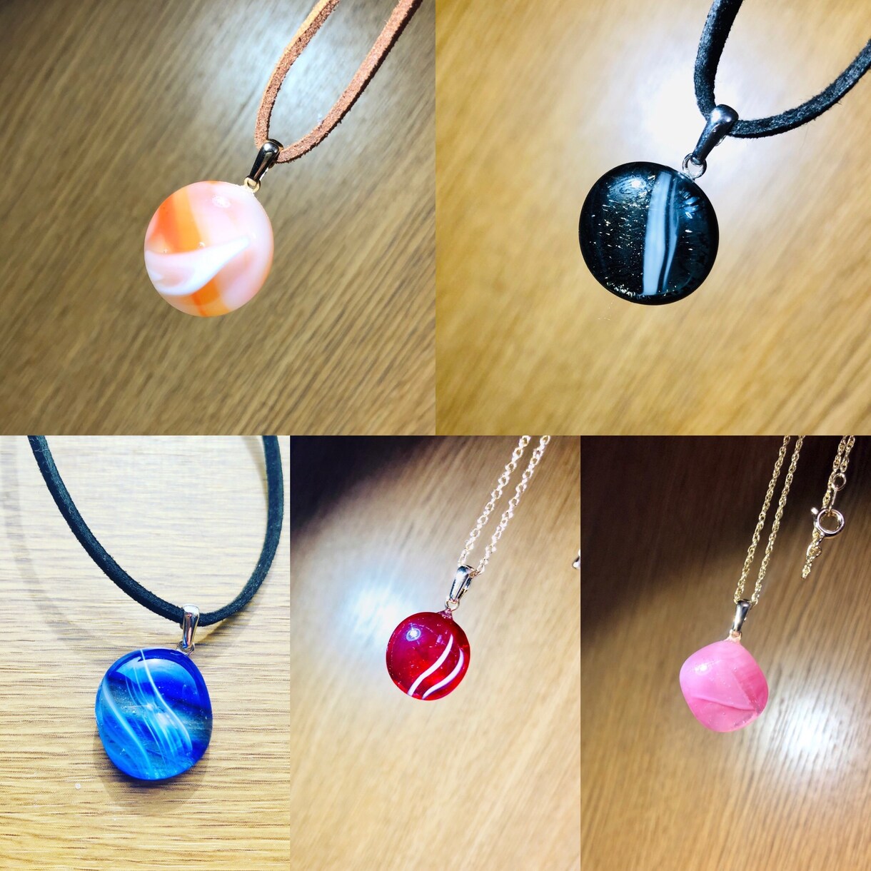 貴方だけの世界に一つのガラスペンダントつくります お好きな色をお聞きして、オーダーで作ります イメージ5