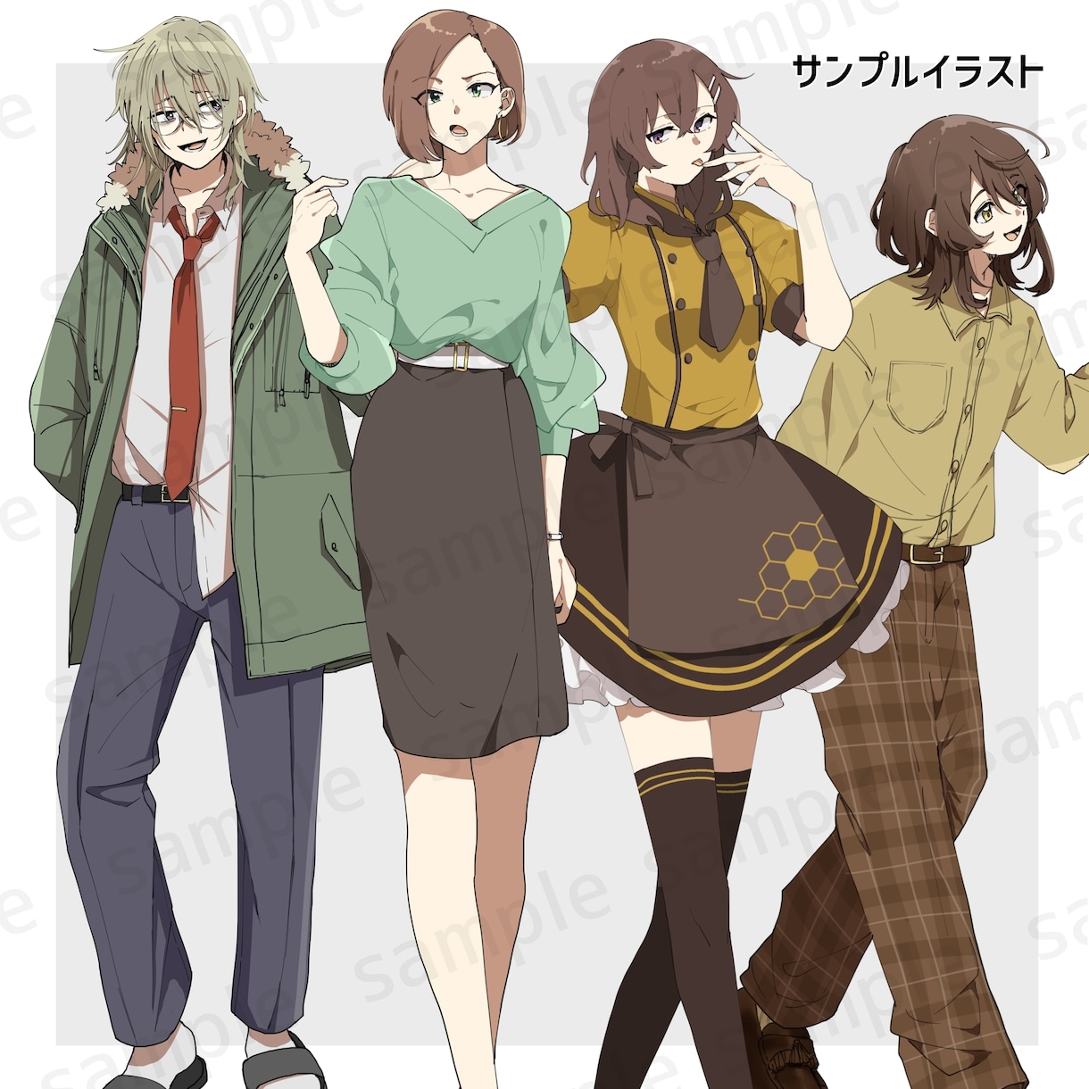 TRPG向けの立ち絵制作いたします アニメキャラクターのように動きや表情豊かなイラスト描けます！ イメージ4