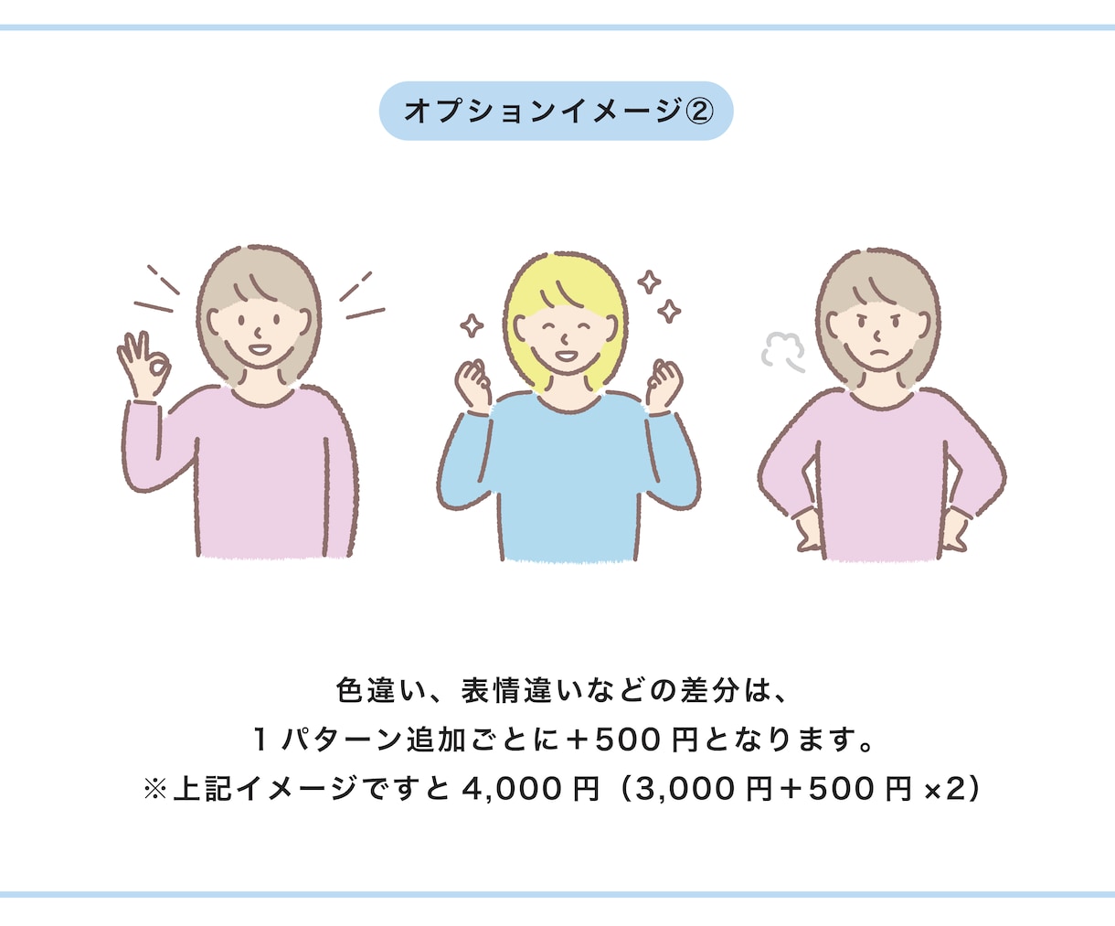 シンプルで親しみやすいイラスト描きます 修正OK！着色も追加料金なしで対応します☺︎ イメージ4