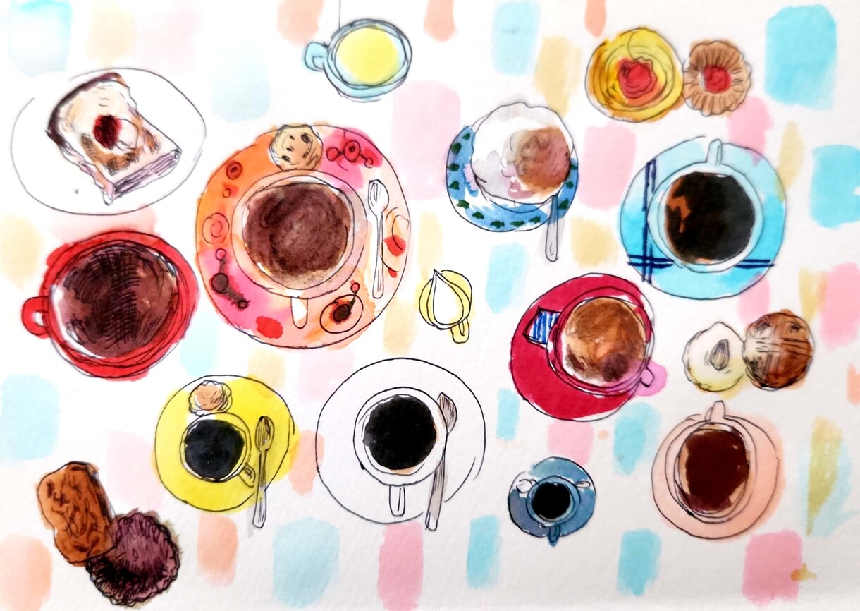 ポップでたのしい！食にまつわるイラストを描きます メニュー表やレシピ、食にまつわるイラストを手書きで描きます。 イメージ5