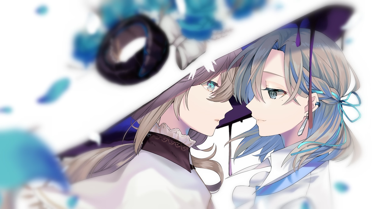 かっこいい男性の絵を制作します アイコン、ヘッダー、サムネ、モデリング用立ち絵など制作します イメージ6