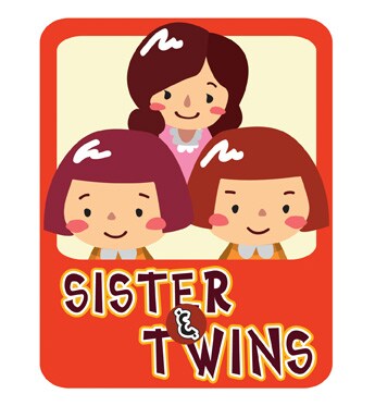 マイカーのchild in carデザインします マイカーに家族の似顔絵で安全をご提案 イメージ2